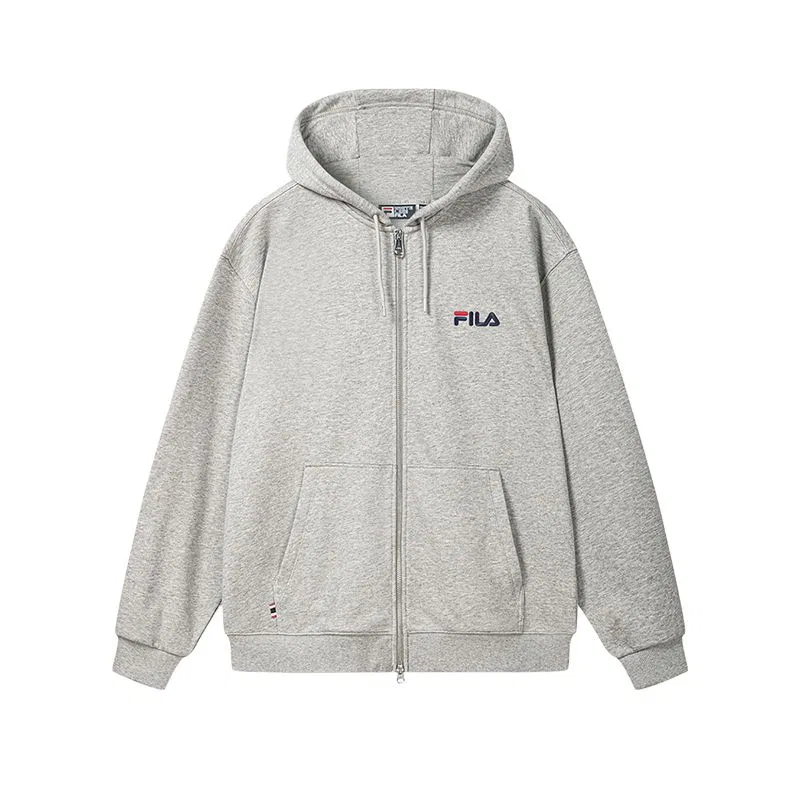Детская куртка с капюшоном Soft Heather Gray FILA