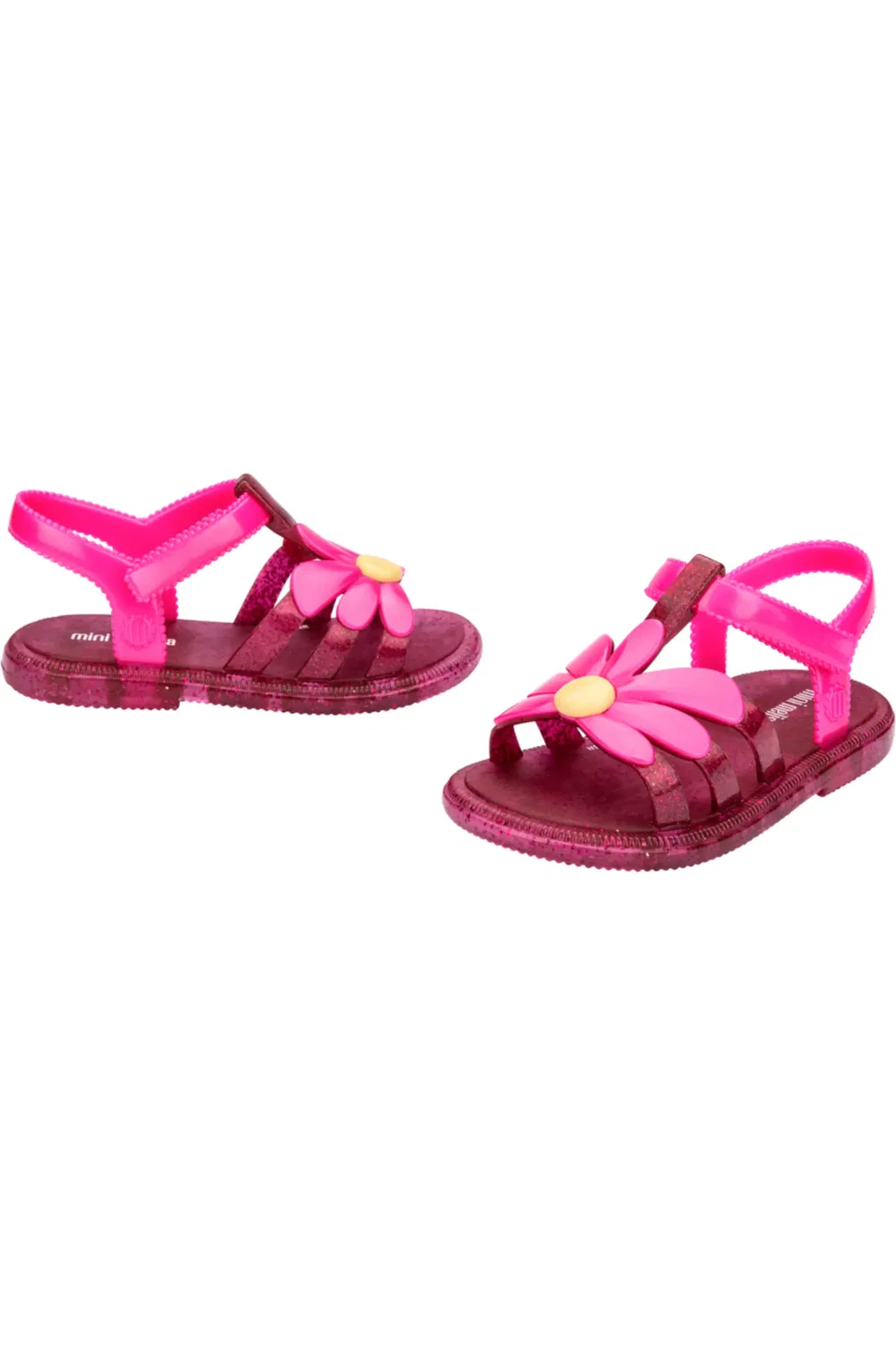 Сандалии детские с цветочным декором Hip Bloomy Mini Melissa, розовый — фото 4