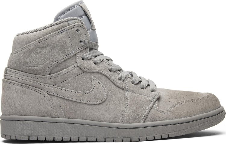 

Кроссовки Air Jordan 1 Retro High Grey Suede, серый