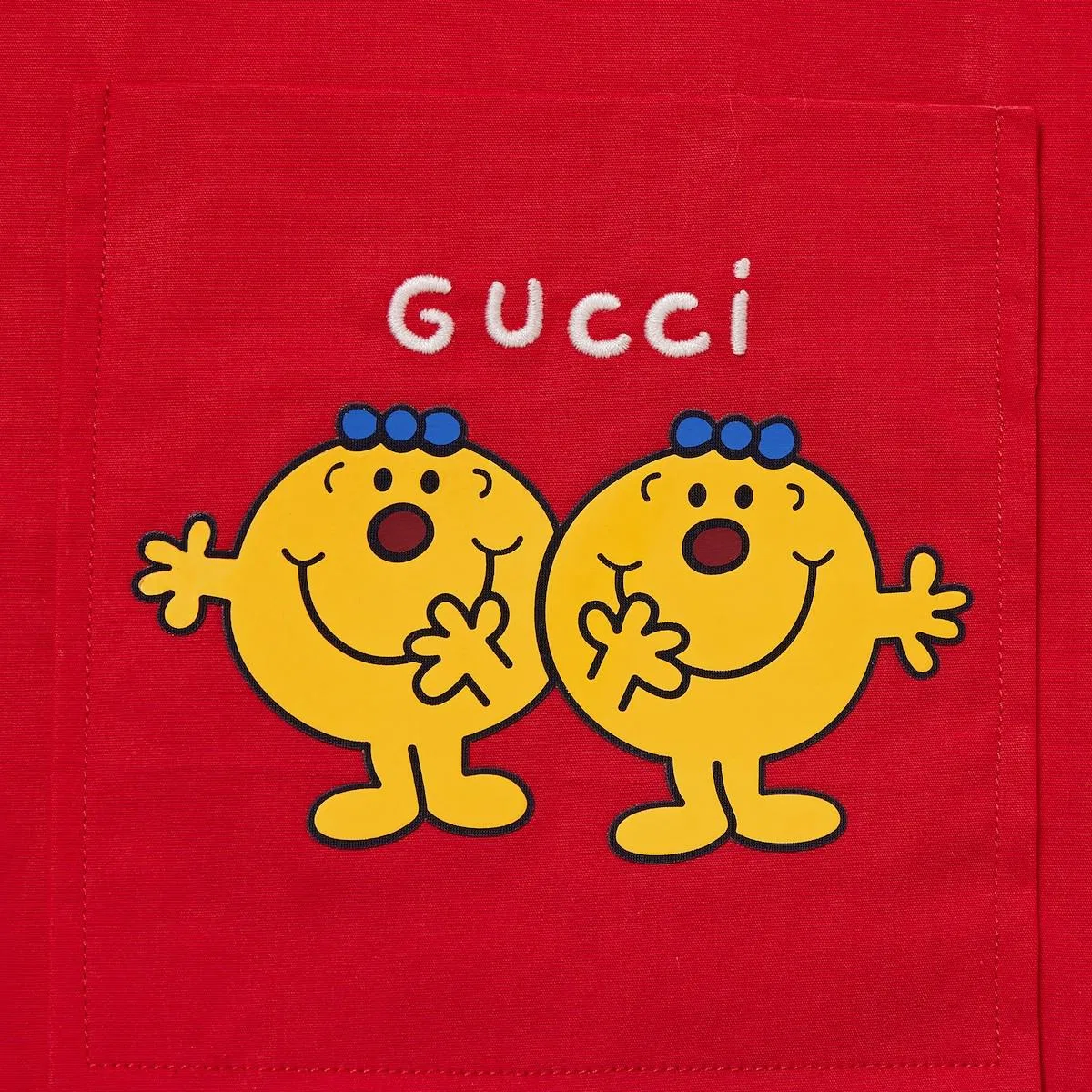 Детское платье для девочек с отложным воротником и короткой юбкой Red GUCCI — фото 4