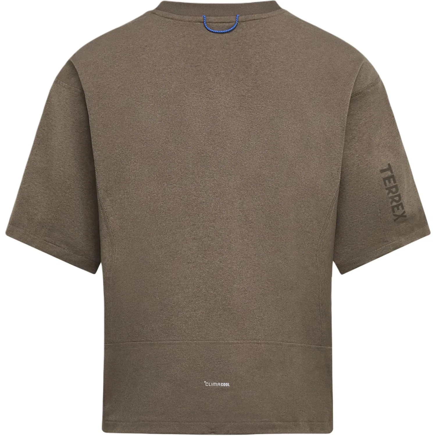 Футболка Terrex с круглым вырезом, Adidas, Stratum Dark Earthy Brown — фото 3