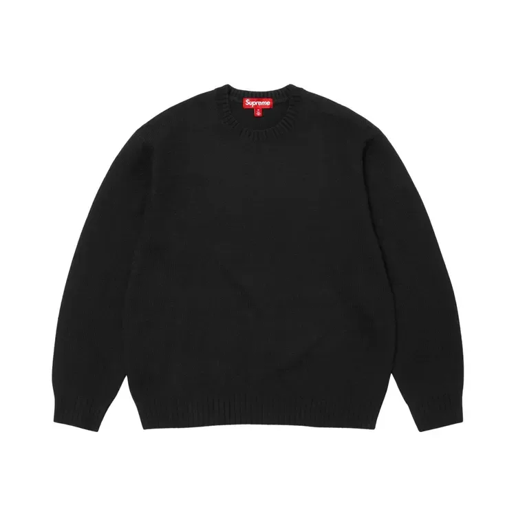 Свитер Supreme с пиллингом, черный