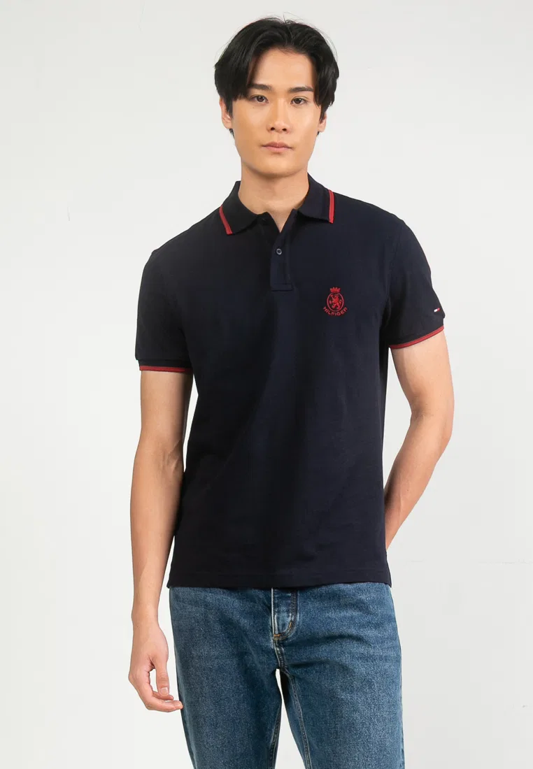 Рубашка-поло Holiday Crest - Tommy Mainline Tommy Hilfiger, цвет Desert Sky
