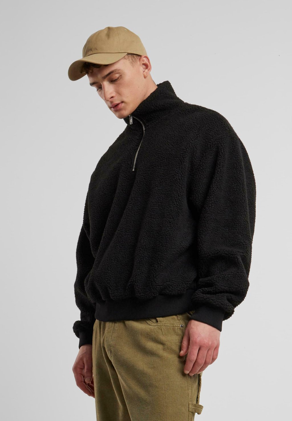 

Флисовый джемпер TROYER Urban Classics, черный