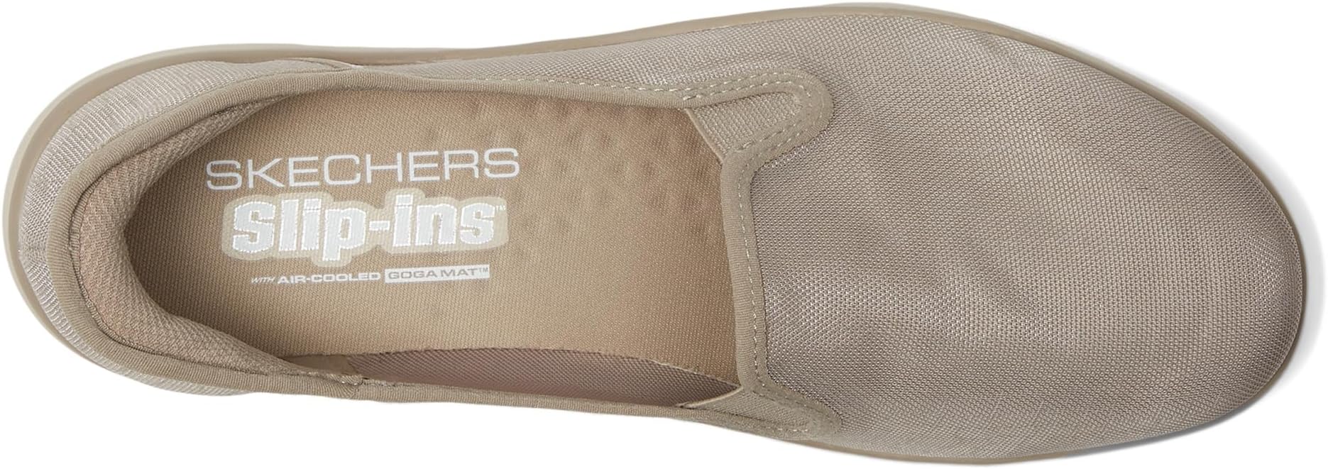 Лоферы SKECHERS On-the-go Flex Radiant Hands Free Slip-ins - Ssiren, Taupe — фото 2