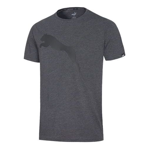 

Футболка logo large printing short sleeve gray Puma, серый