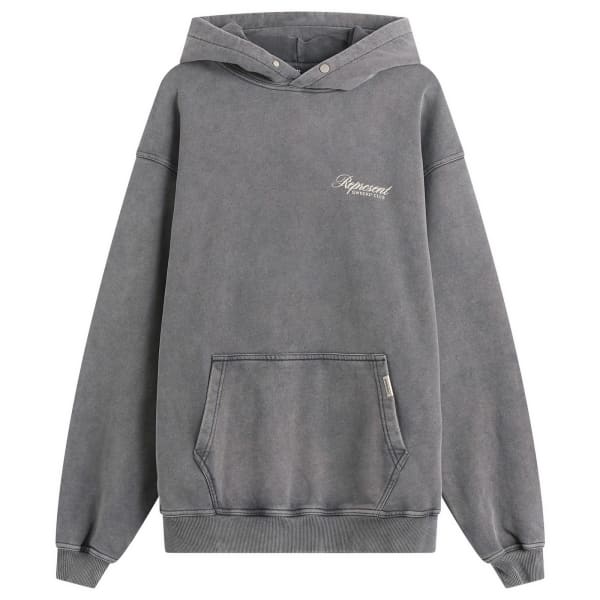 

Худи с надписью «Клуб владельцев» Represent, vintage серый