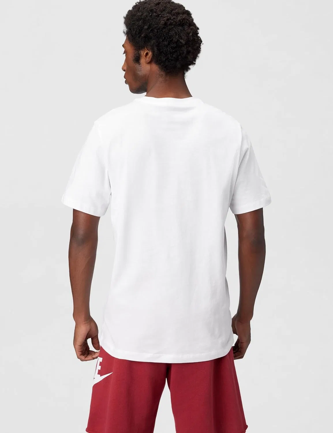 Футболка баскетбольная Nike, белый, Small — фото 4