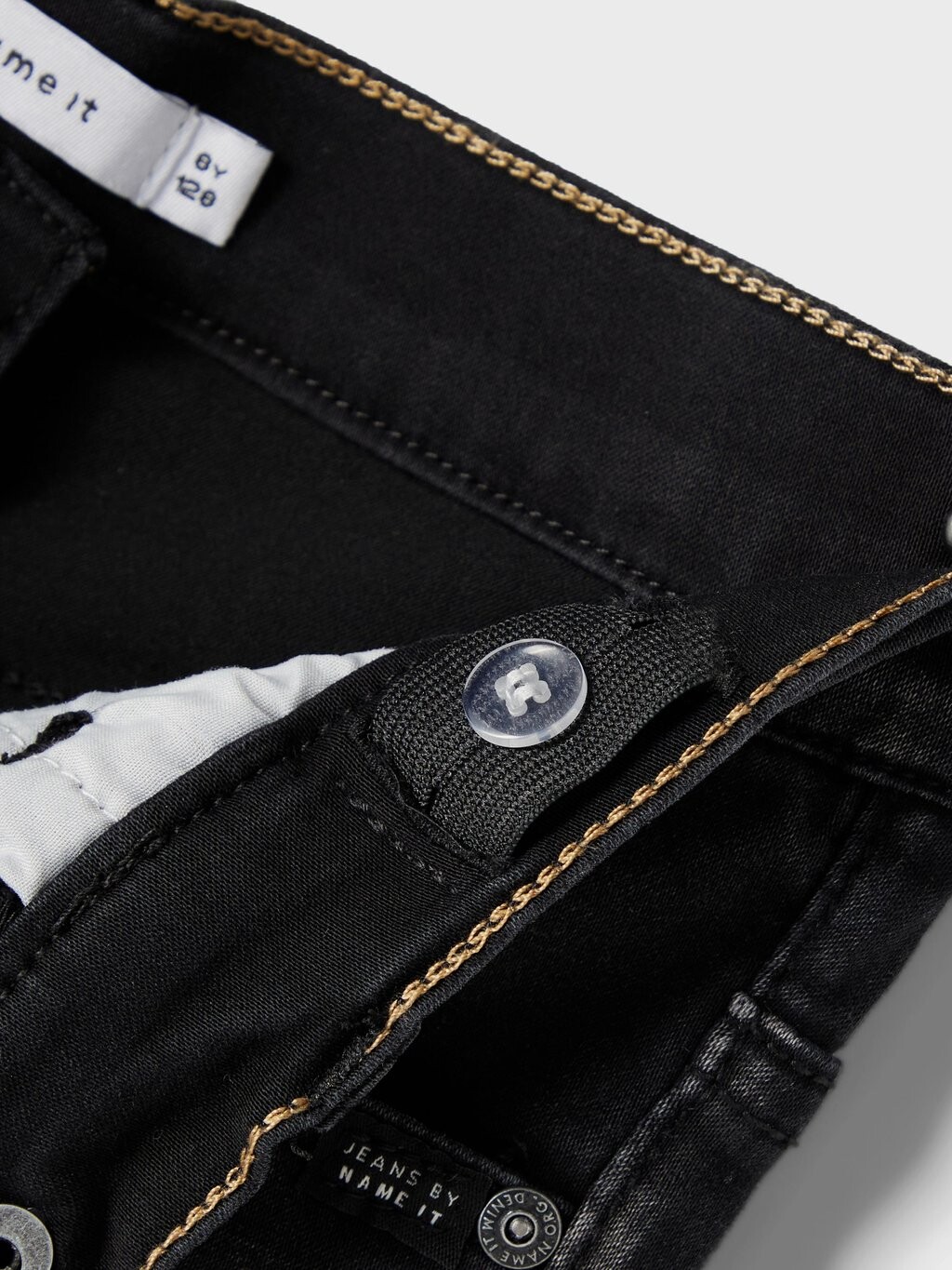 Джинсы Skinny Fit NKMTHEO PANT Name it, цвет black denim — фото 4