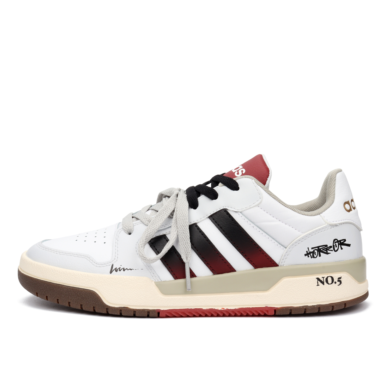 Adidas Neo Кроссовки для скейтбординга Unisex Ecru Entrap Personality Series с низким верхом, устойчивые к истиранию, легкие и сбалансированные — фото 3