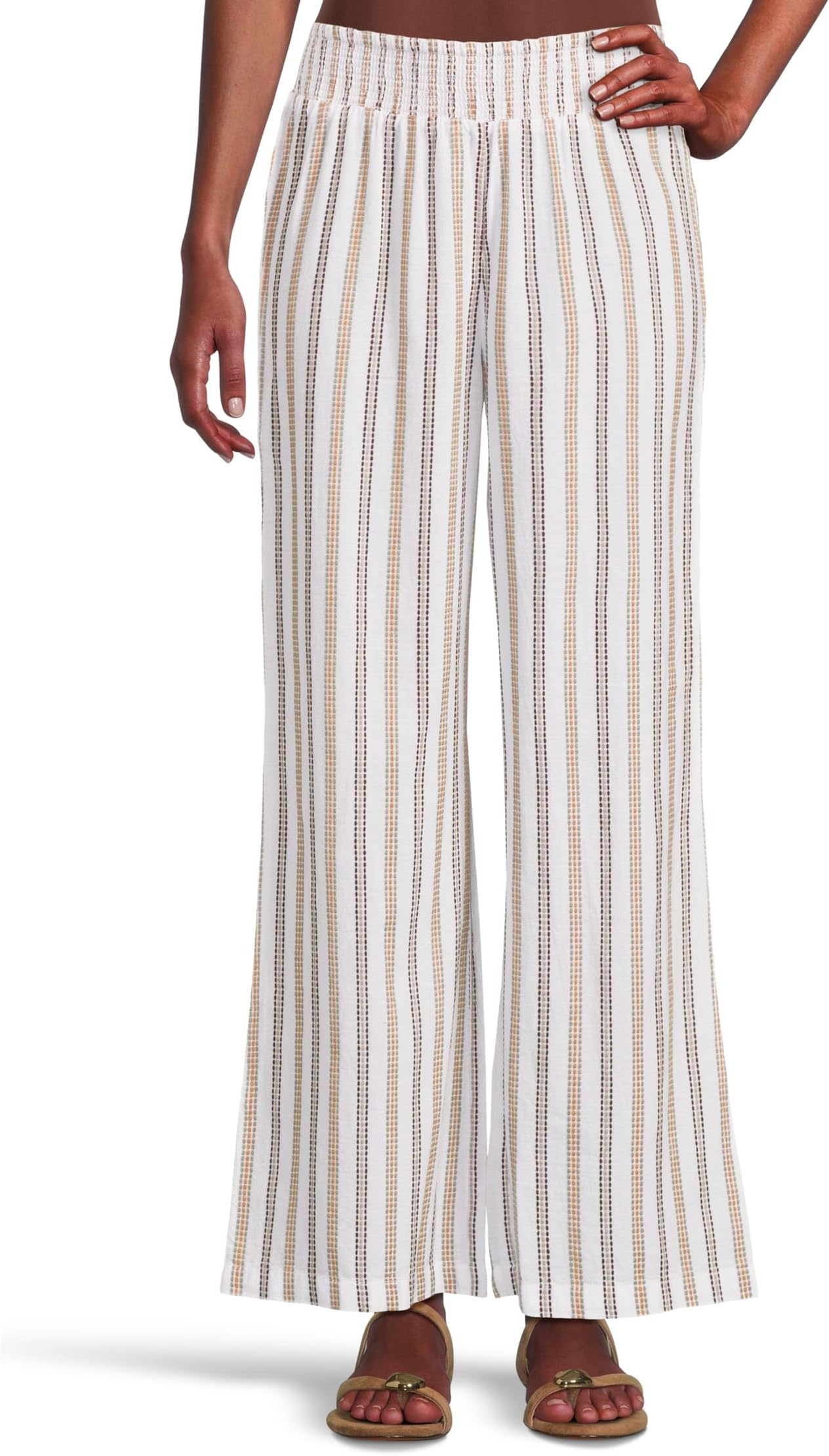 

Брюки Michael Stars Sita Wide Leg Pants, White