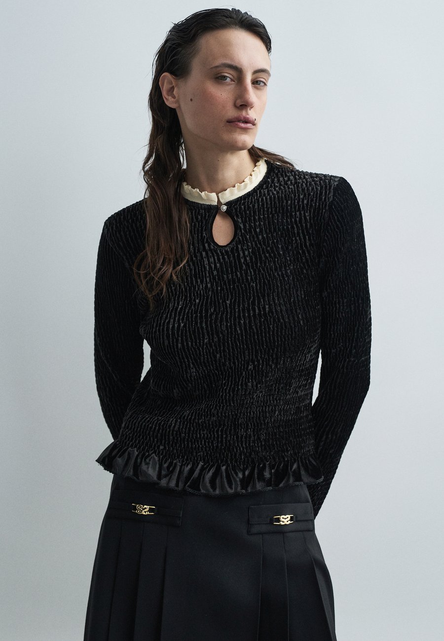 

Джемпер sandro Jumper, Noir/Ecru/Black