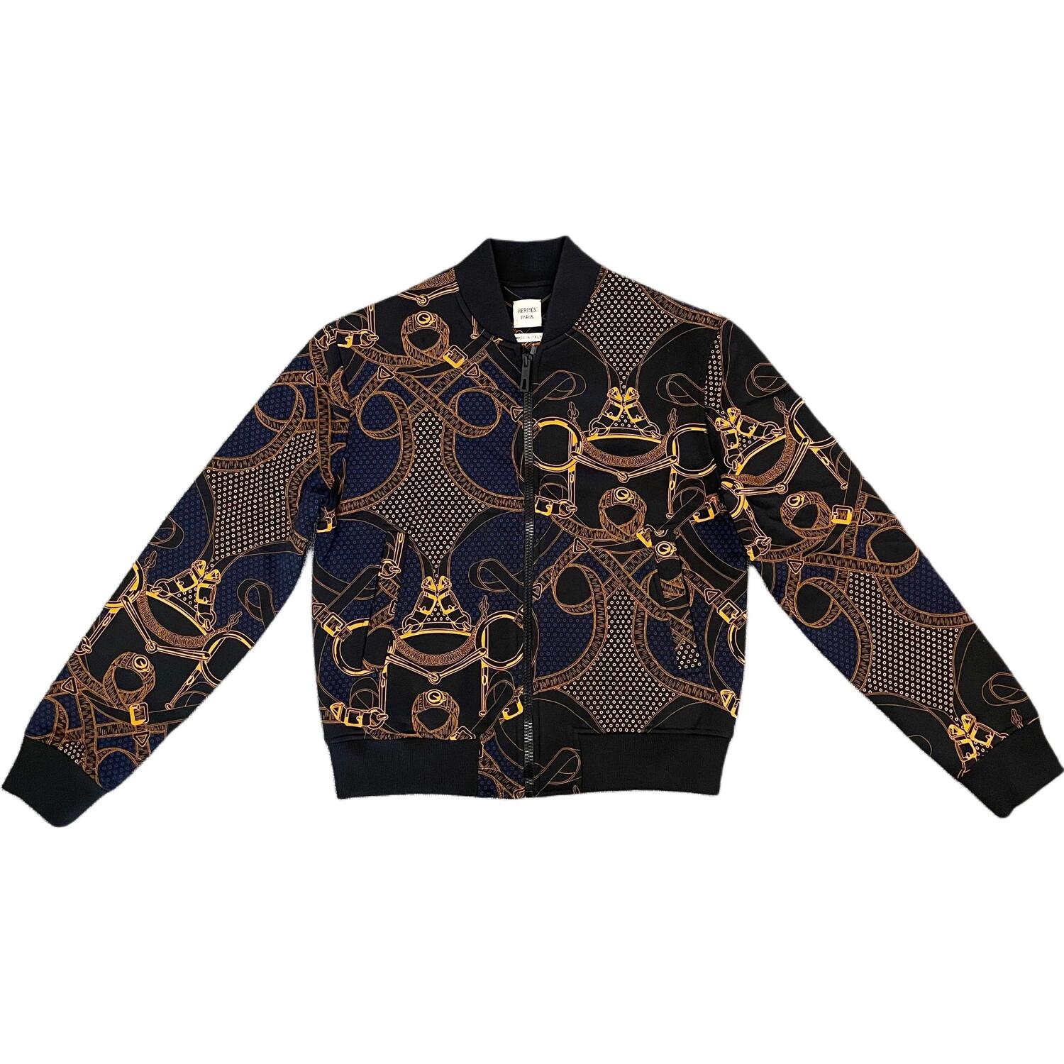 

Бейсбольная куртка SS25 для женщин HERMES, черный