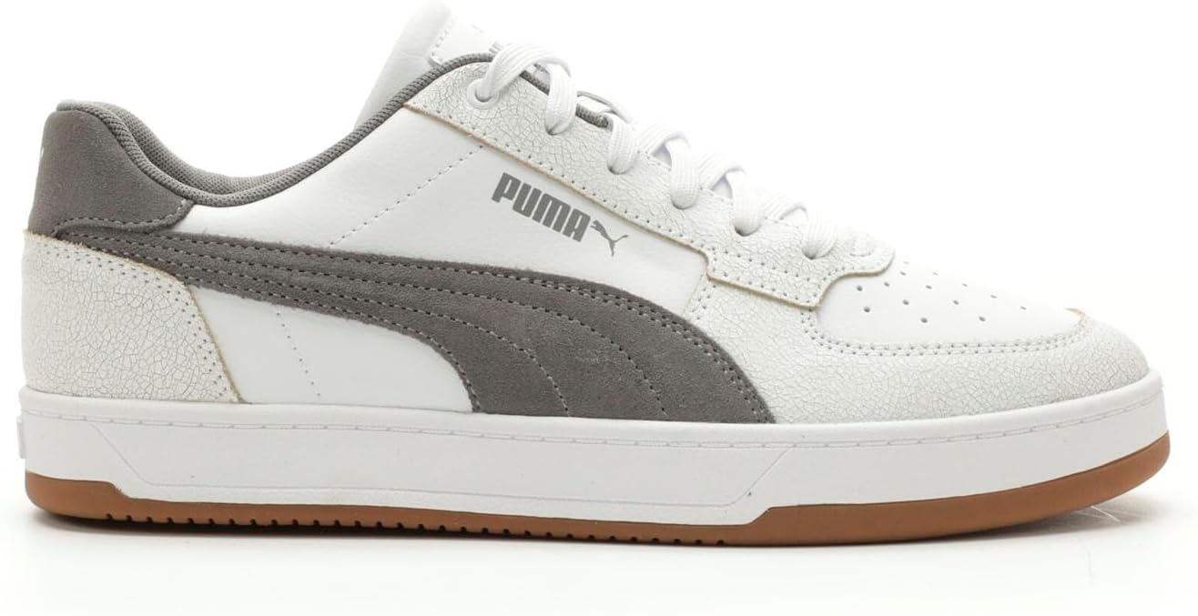 

Кроссовки PUMA мужские Caven 2.0 с рваными шнурками, повседневные - белые