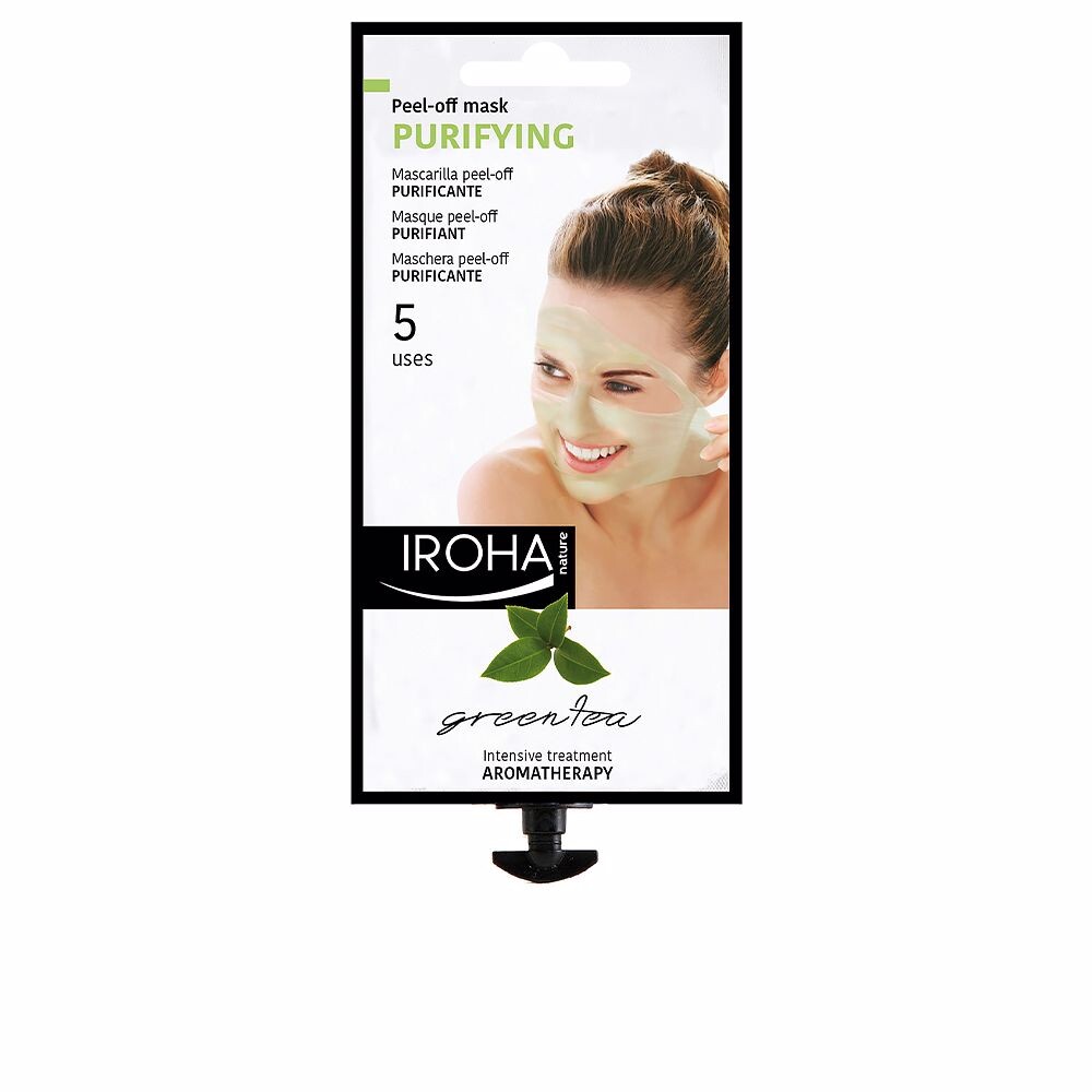 

Маска для лица Té verde mascarilla facial peel-off purificante Iroha nature, 5 шт