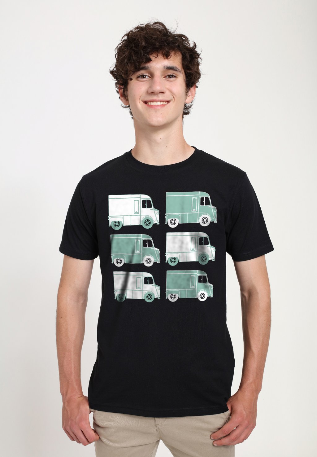 

Футболка с принтом CITROEN RETRO TYPE VAN ART Henry Tiger, черный