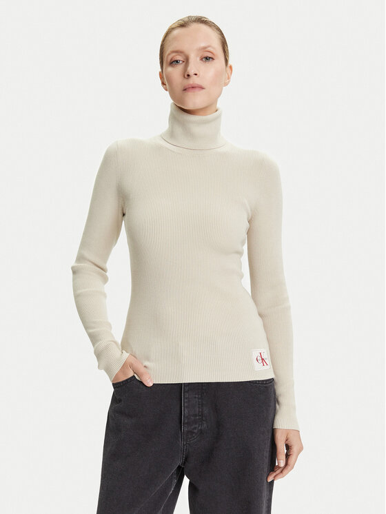 

Водолазка regular fit LV047D350G Calvin Klein Jeans, бежевый