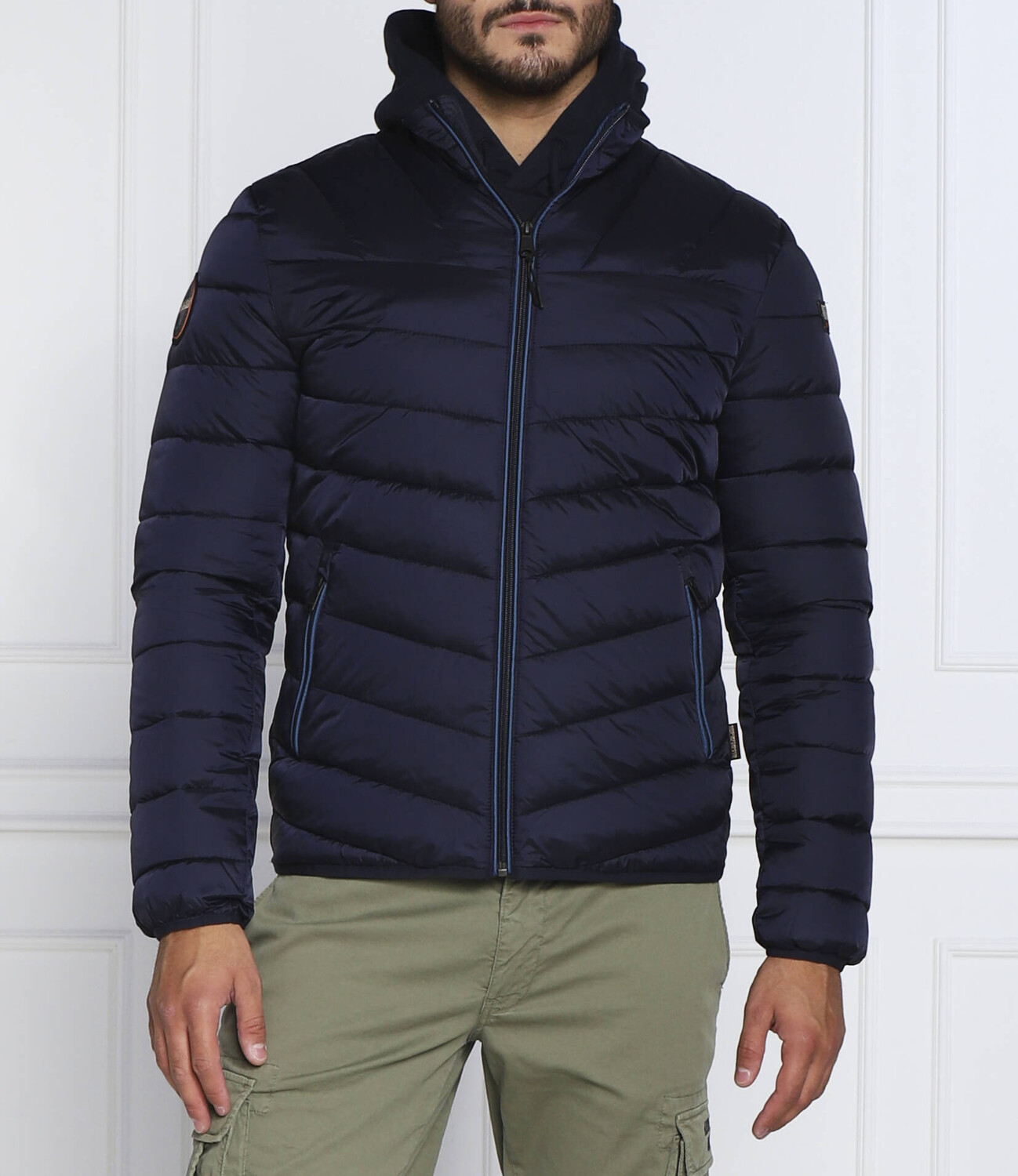 

Куртка Napapijri aerons s 3 regular fit, темно-синий