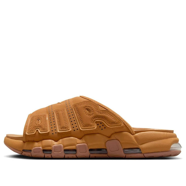 

Тапочки air more uptempo slides 'flax' Nike, мультиколор