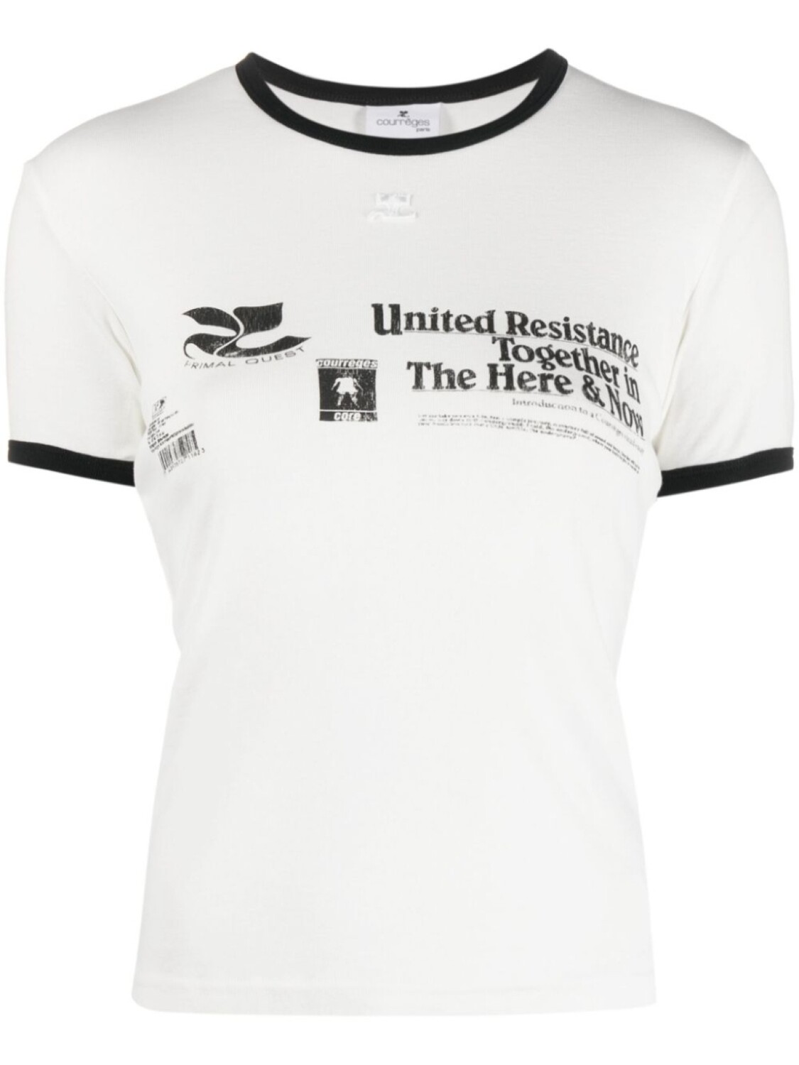 

Футболка Resistance Courrèges, белый