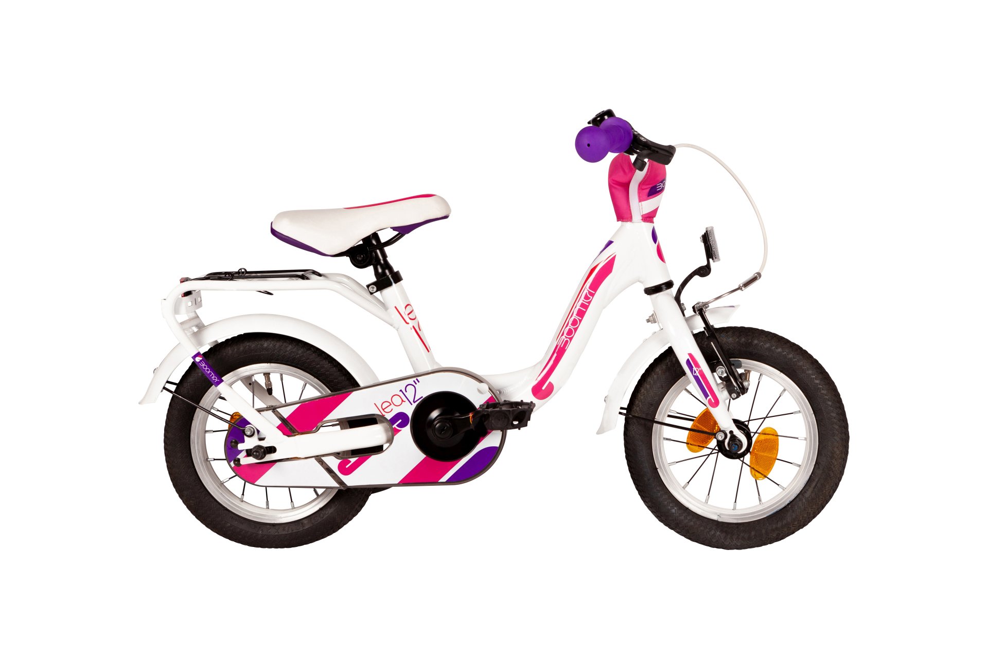 

Детский велосипед Boomer Lea 12 - 12 дюймов - Tiefeinsteiger - 2024, цвет Weiß|white/pink