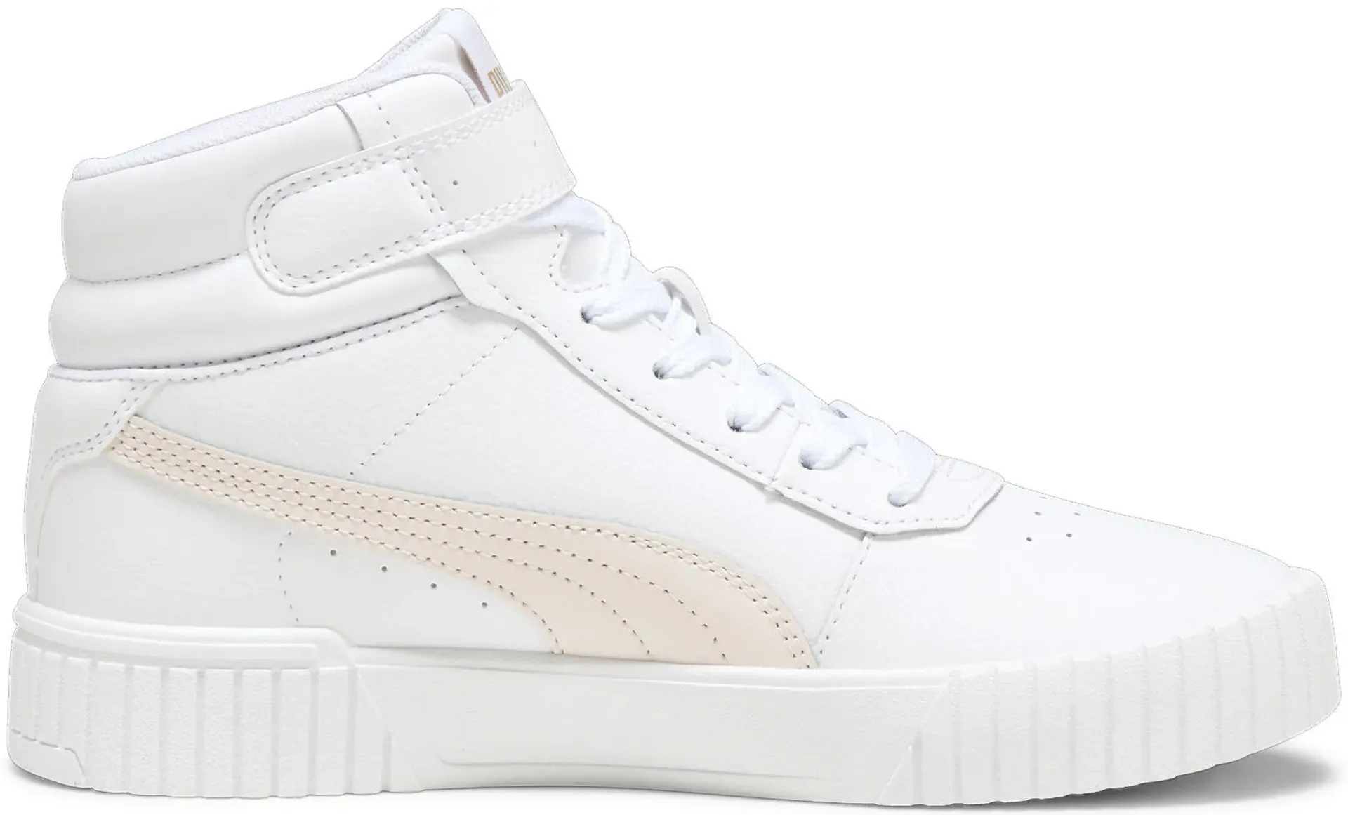 Кроссовки PUMA "CARINA 2.0 MID", цвет Puma White-Frosty Pink- Puma Gold — фото 3