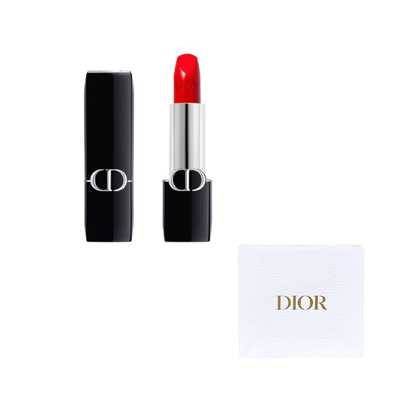 

DIOR Новая версия Rouge Blue Gold помада для губ сатиновый блеск сияющий цвет лица питательная 3,5 г
