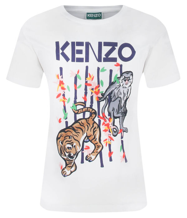 

Футболка Kenzo Kids Regular Fit, белый