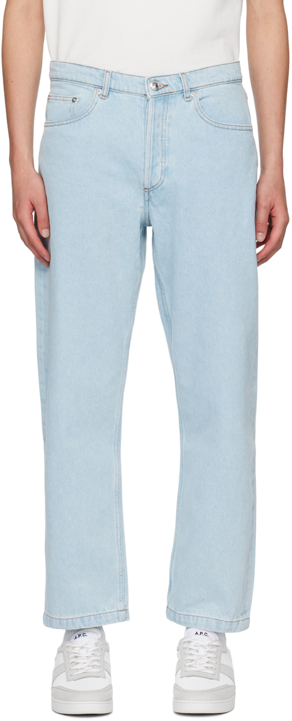 

Синие джинсы Achille A.P.C., светло-голубой