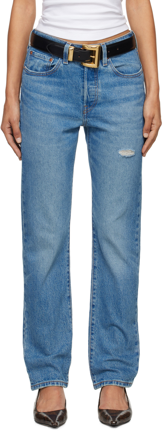 

Синие джинсы 501 Original Fit Levi's, Historically blue