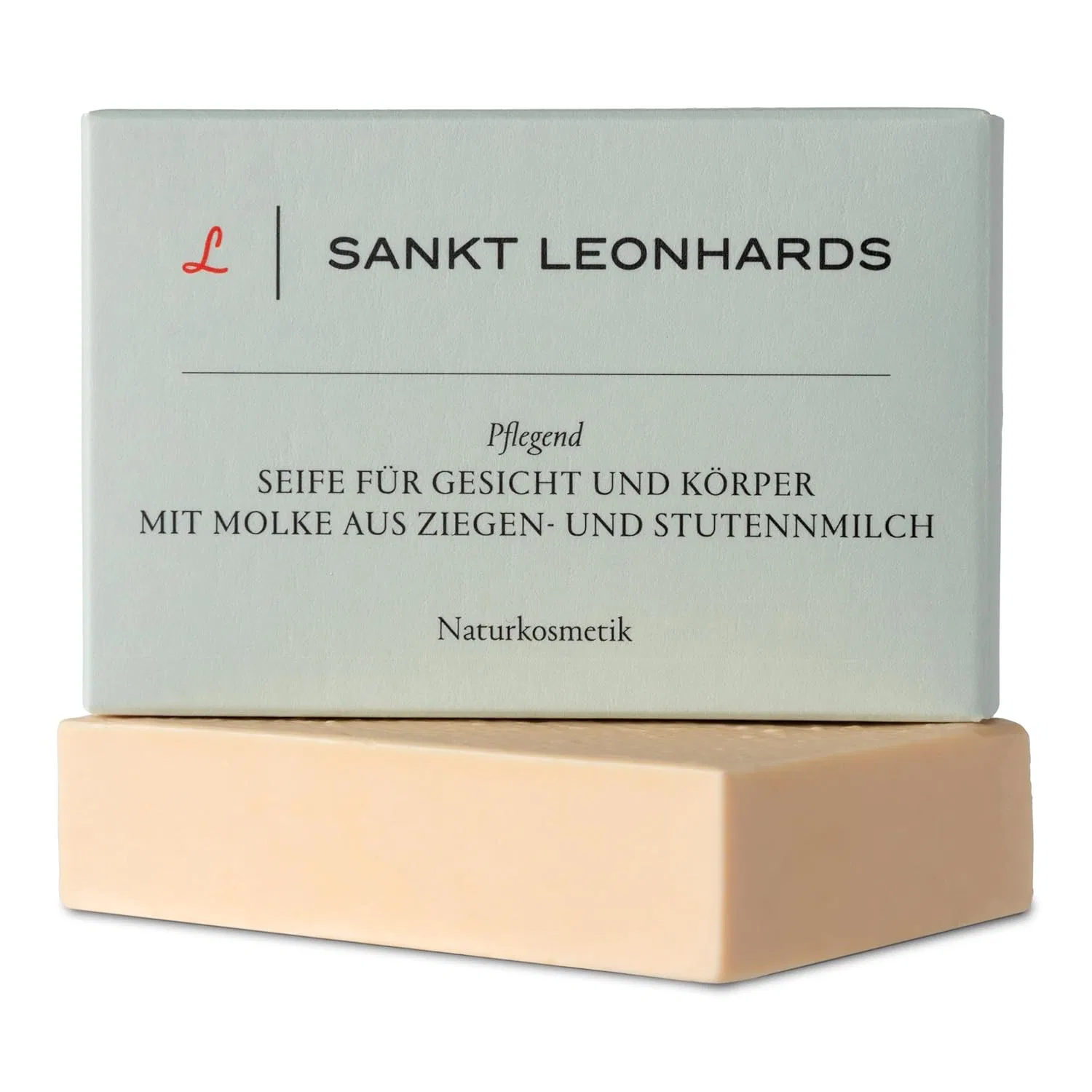 Питательное мыло с козьим молоком и ароматом лимонного базилика Sankt Leonhards