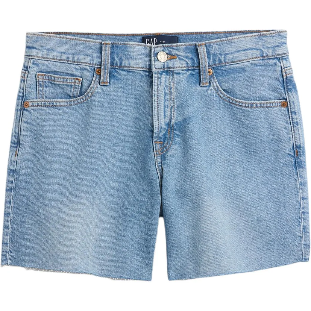 Джинсовые шорты женские светлая мойка GAP, Light Washed