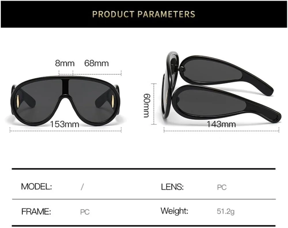

Панк-солнцезащитные очки для женщин и мужчин в стиле хип-хоп, цельные солнцезащитные очки с защитой от УФ-излучения UV400, зеркальные очки LANGSER, Yellow