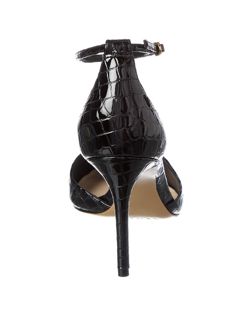 Туфли-лодочки Alexandre Birman Kate 85 с тиснением под крокодила, черный — фото 3