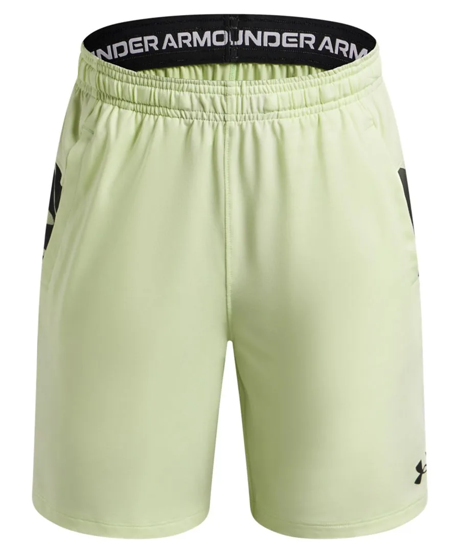 Детские шорты Tech Vent с эластичным поясом, размер 6-20 Under Armour, Lime