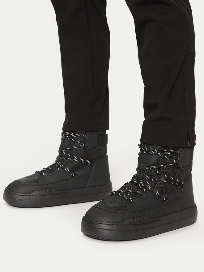 Зимние ботинки женские Moon Boot комбинированные, черный — фото 2