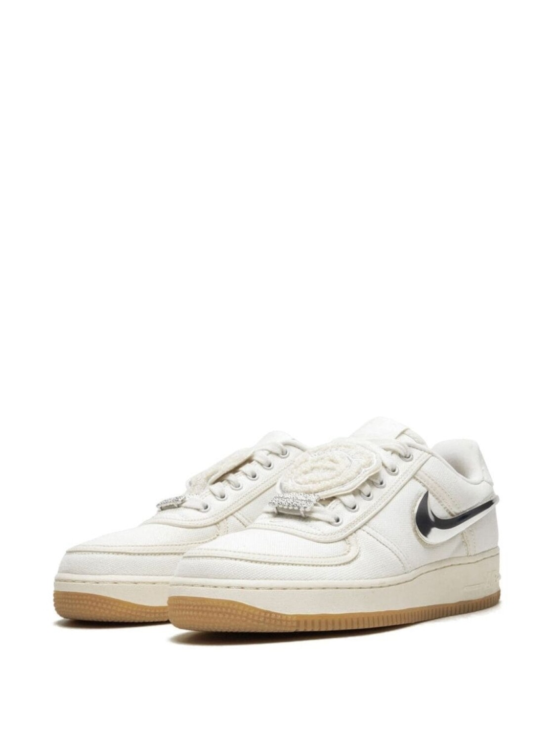 

Кроссовки Air Force Low 1 из коллаборации с Travis Scott Nike, белый