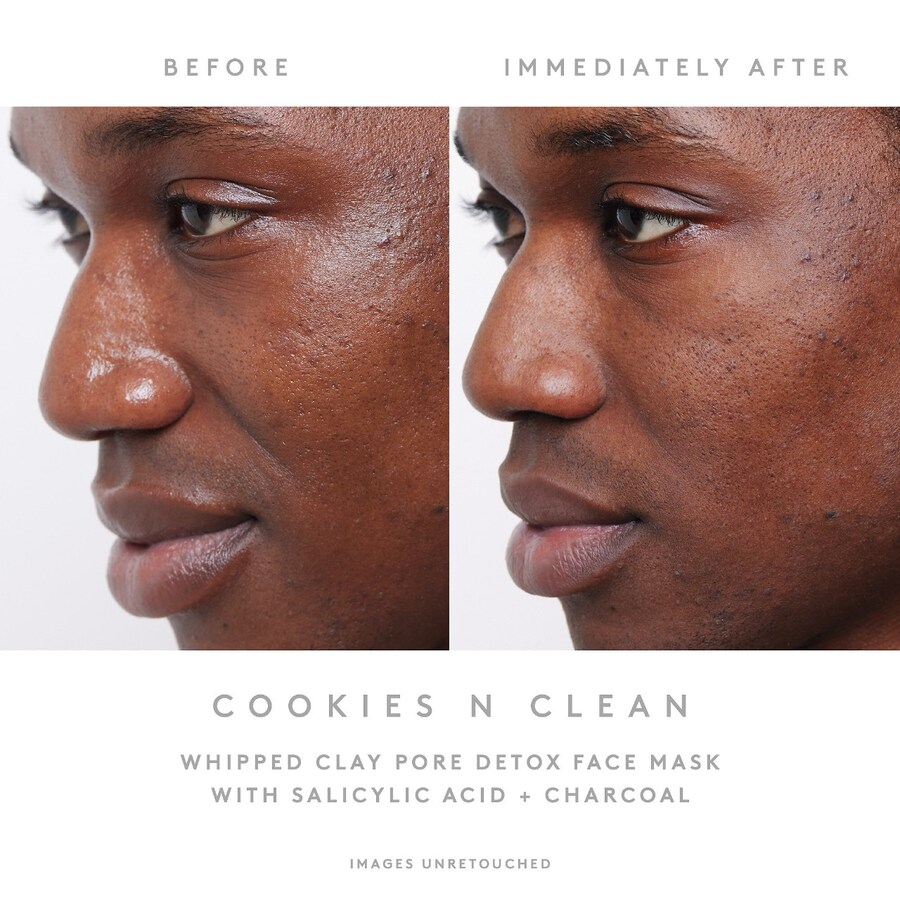 Маска для лица FENTY BEAUTY by Rihanna — Детокс- Cookies N Clean Whipped Clay Pore Detox с салициловой кислотой и активированным, 75 мл — фото 2