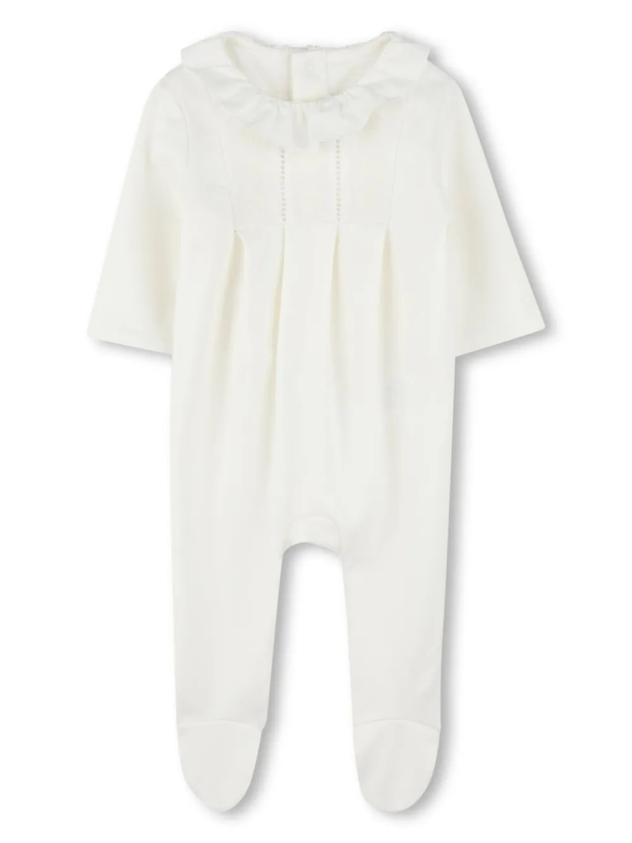 

Chloé Kids пижама с оборками, белый
