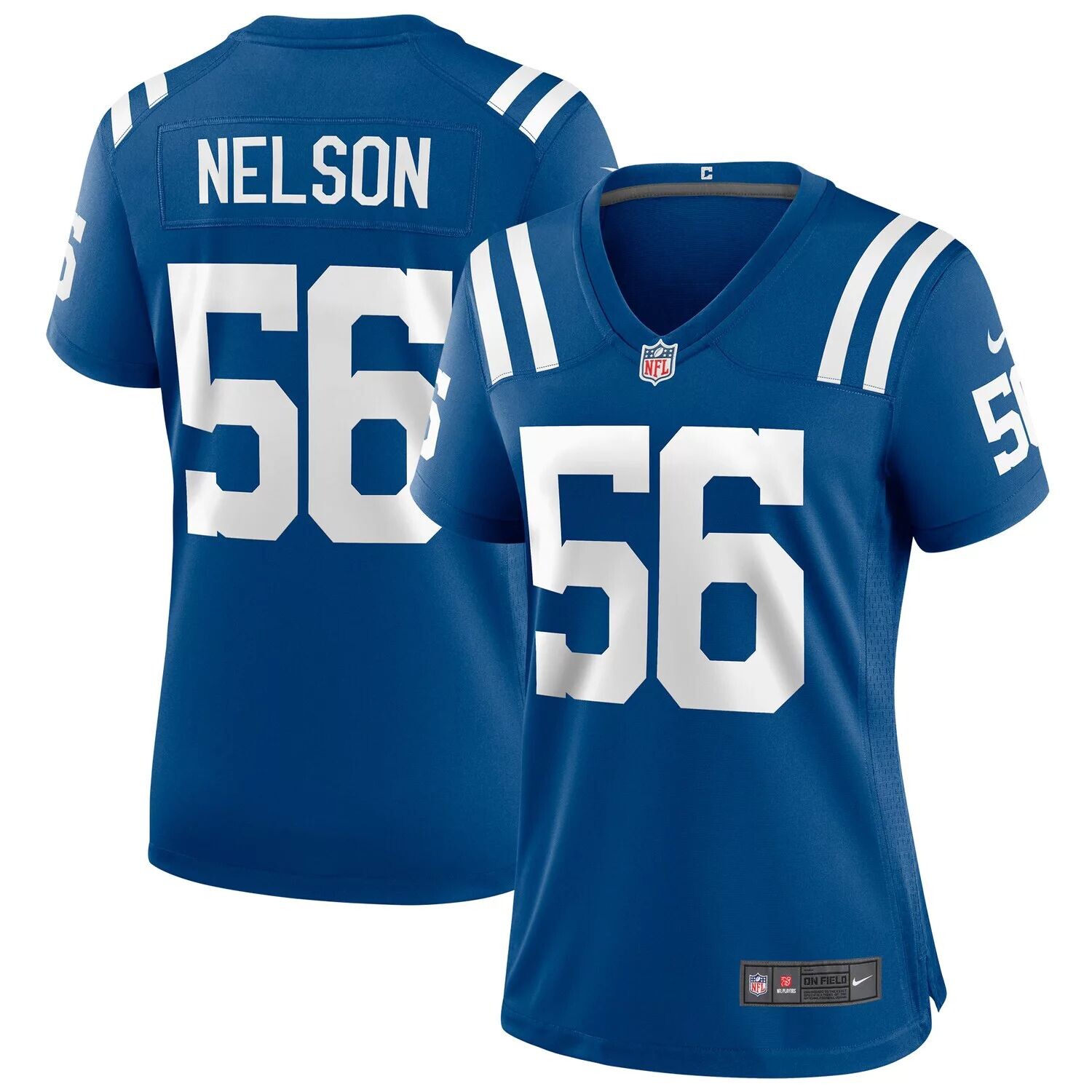 Женское джерси Nike Quenton Nelson Royal Indianapolis Colts Player Game Nike — фото 3