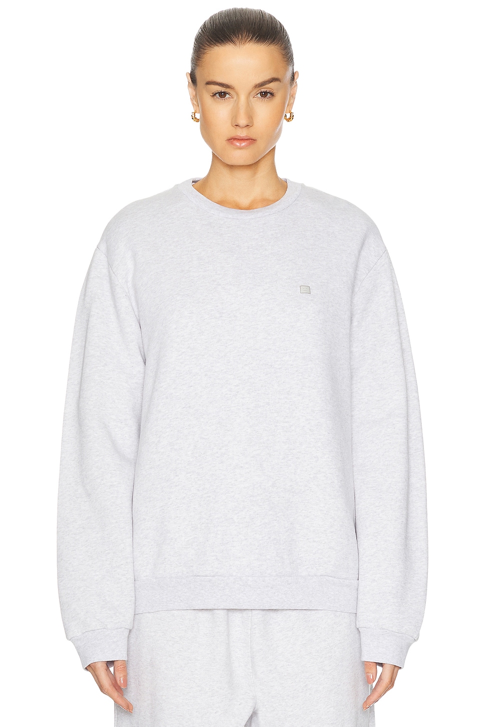 

Свитер Faihra с круглым вырезом Acne Studios, Pale Grey Melange