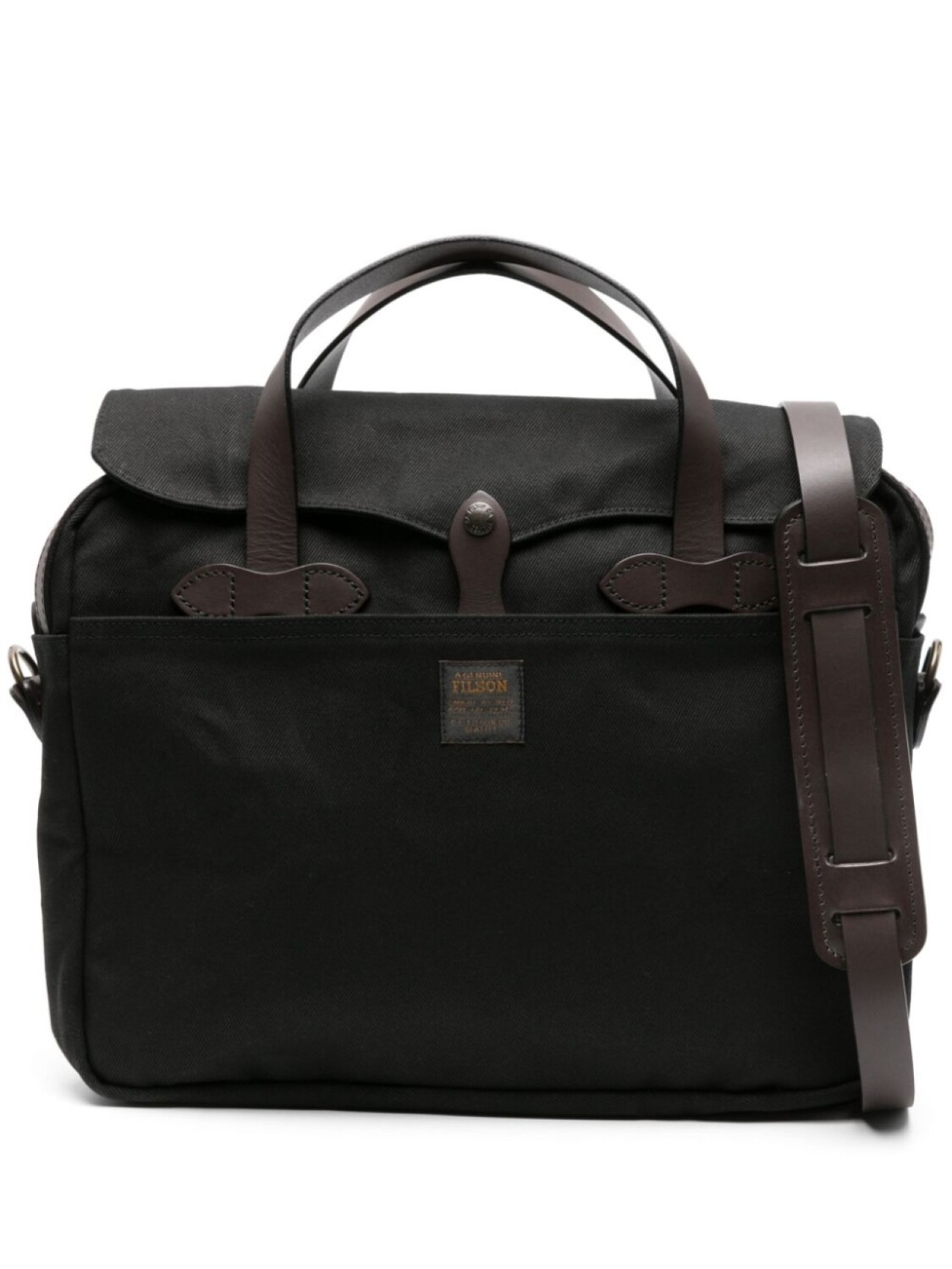 

Портфель Tin Cloth Compact Filson, черный