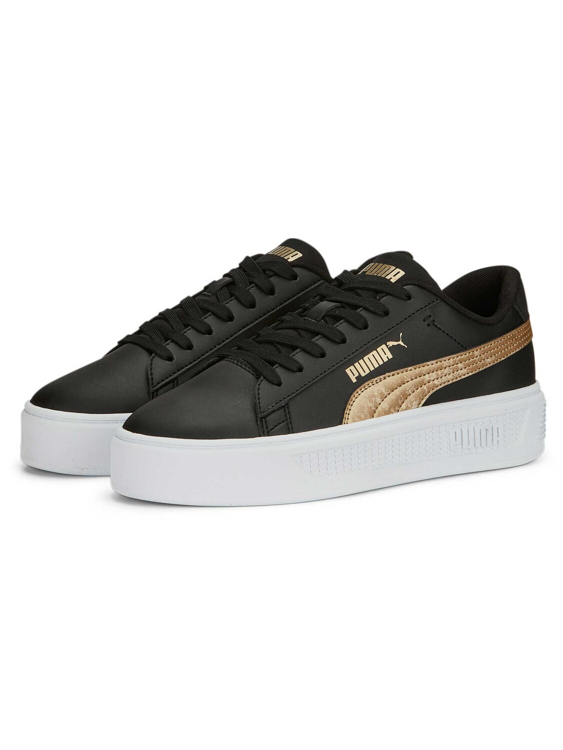 

Кроссовки Puma Smash Platform v3 Space Metallics, черный