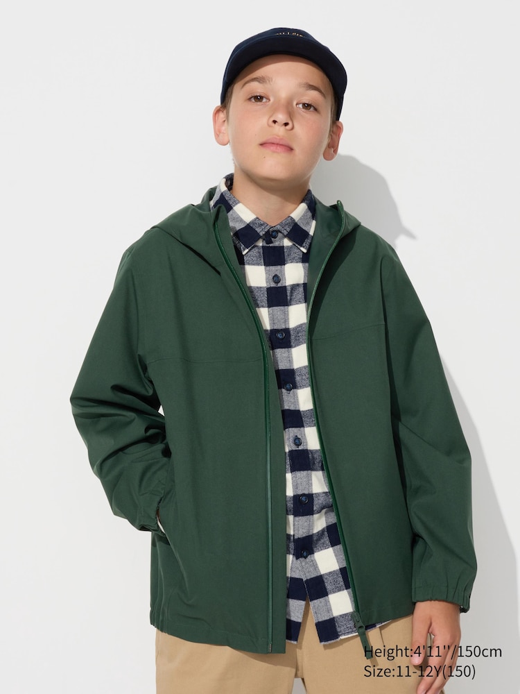 

Парка Blocktech Uniqlo, цвет 57 зеленый