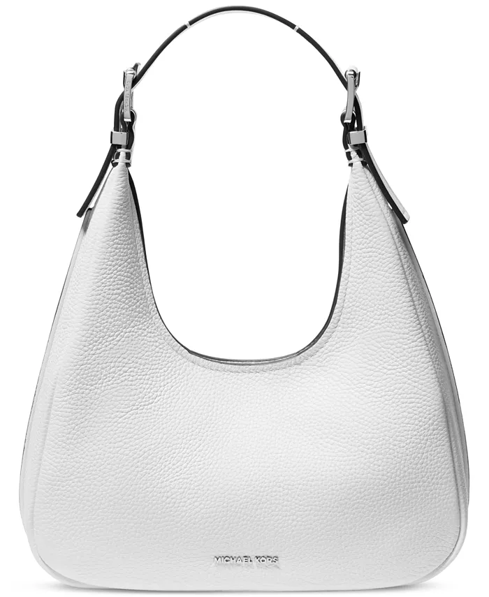 

Сумка через плечо Nolita Small Leather Hobo Michael Kors, белый