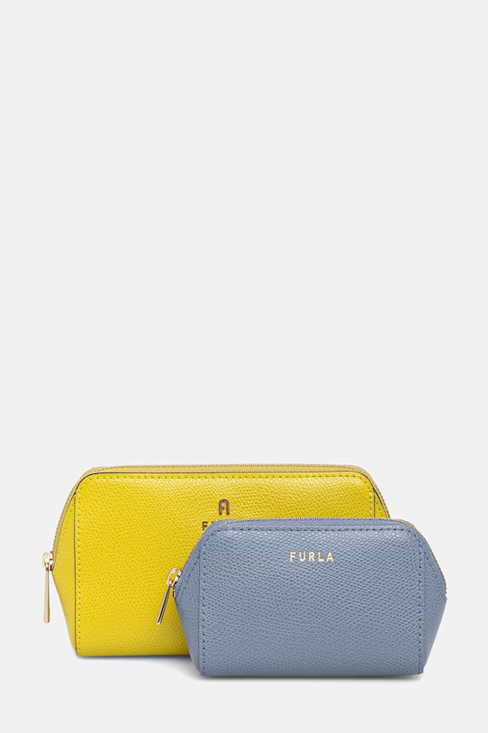 

Кожаная косметичка 2-pack Furla, желтый