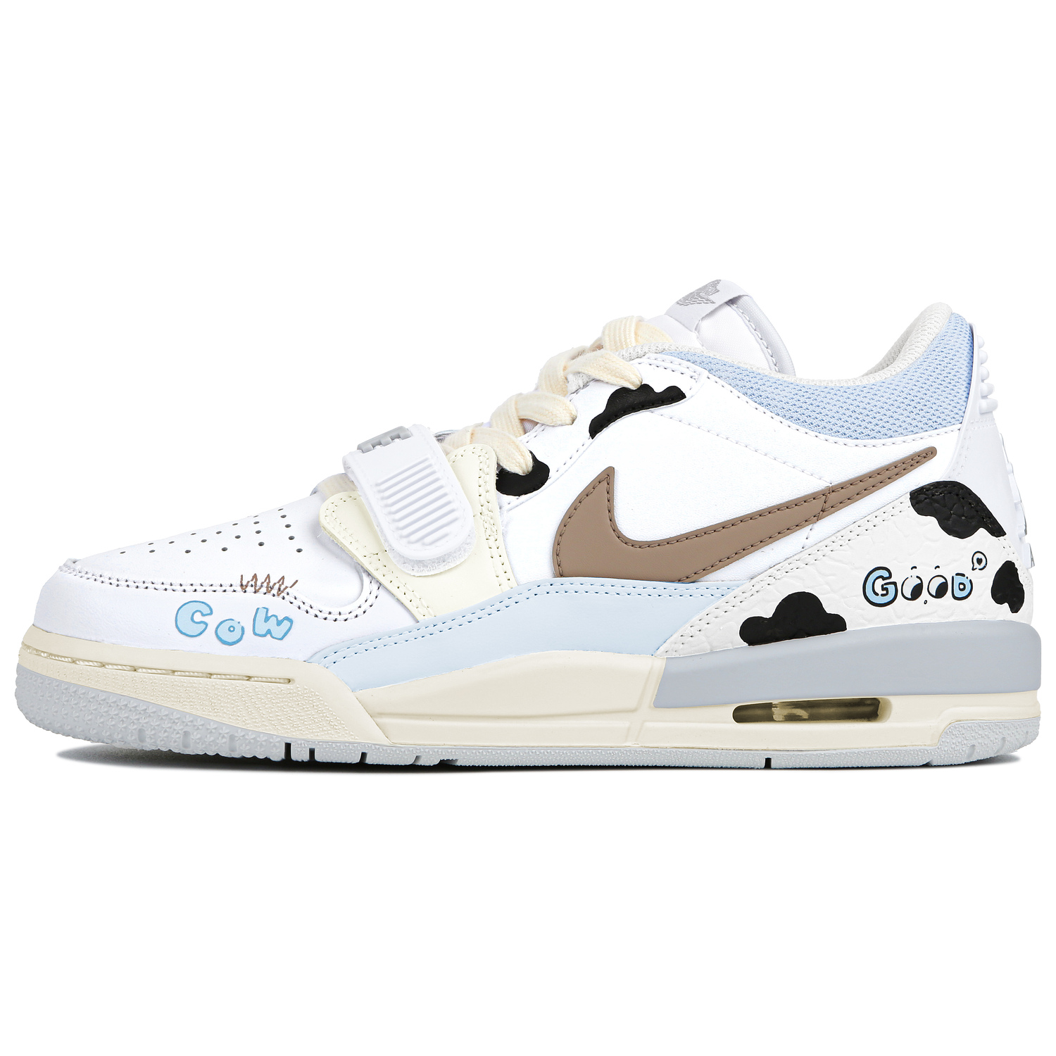 

Jordan Legacy 312 нескользящие износостойкие низкие детские баскетбольные кроссовки white blue black для подростков