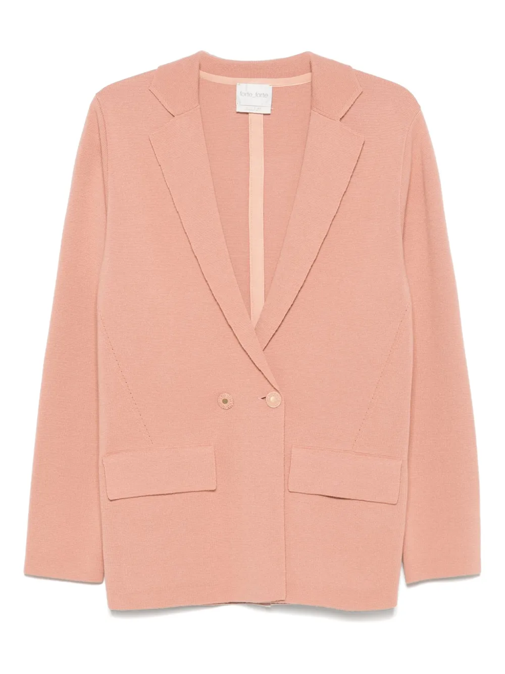 

Двубортный пиджак Forte Forte, розовый