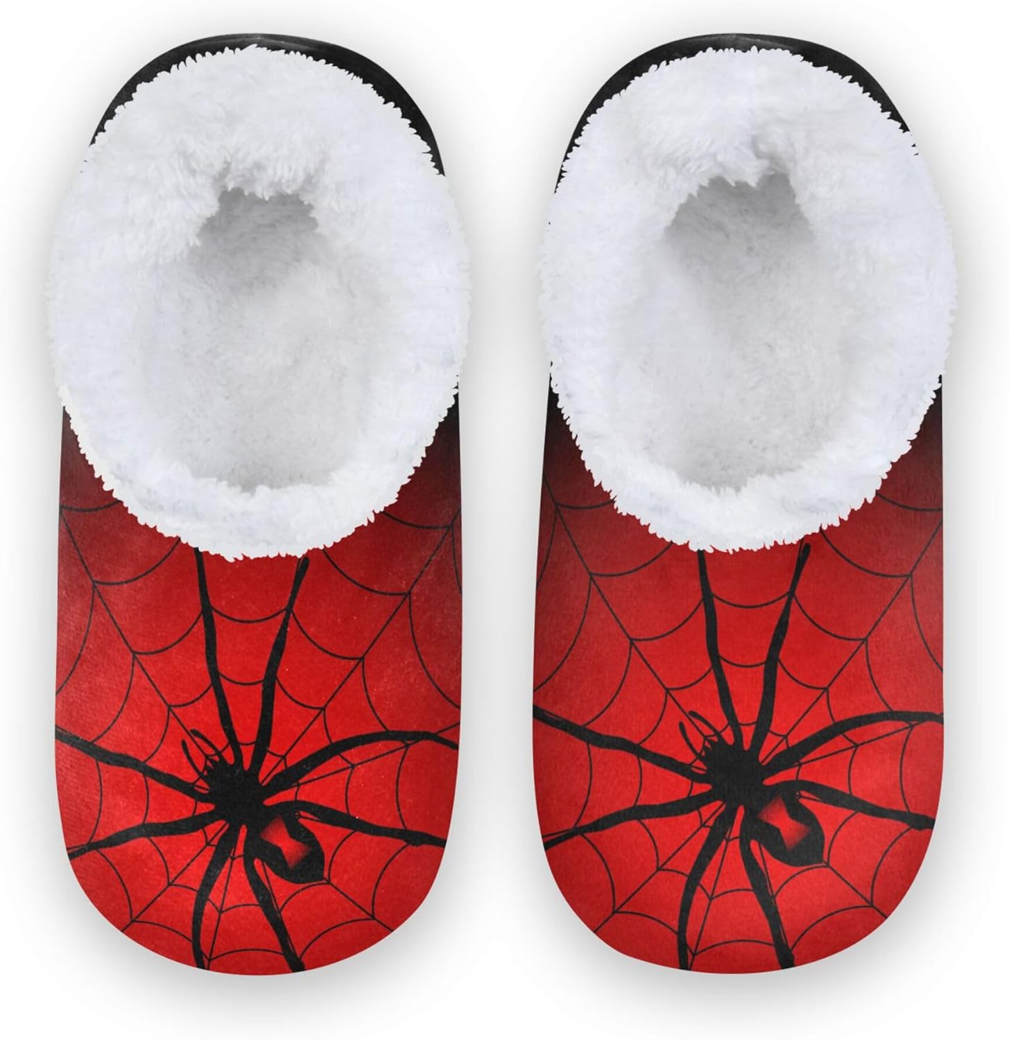 

Детские тапочки Fisyme для мальчиков и девочек, теплые мягкие домашние носки-тапочки, красный