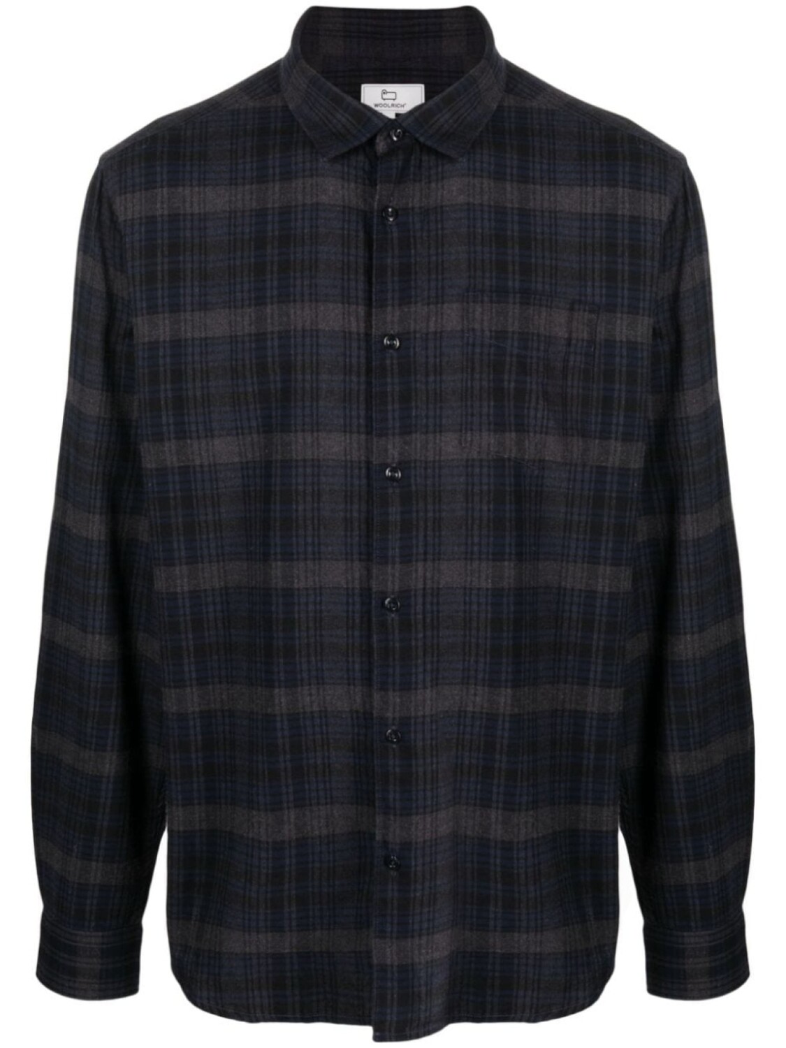 

Woolrich фланелевая рубашка в клетку, синий